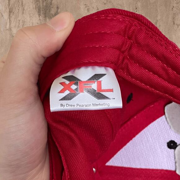 Vintage Y2K San Francisco Demons XFL Hat OSFA Adjustable Strap Embroidered Logo - Picture 9 of 9